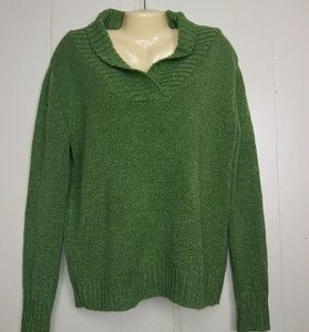 Women's Green St. John's Bay Knitted Sweater